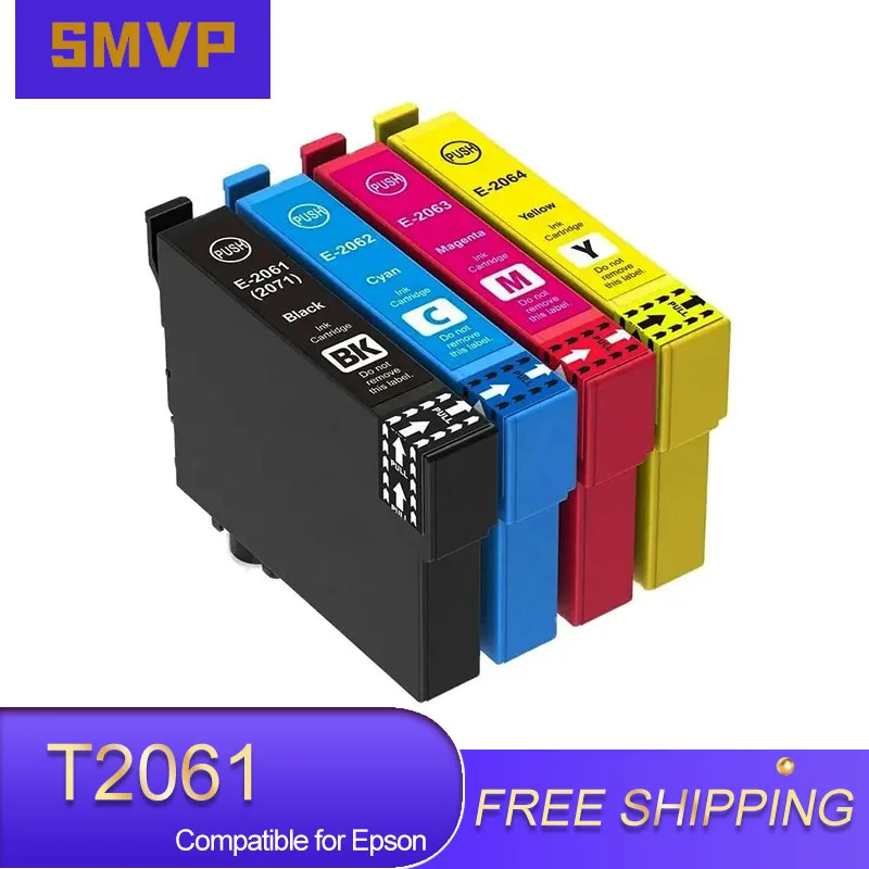 T206 T2061 T2062 T2063 T2064 T2071 Premium Color Compatible Inkjet Ink Cartridge for Epson XP-2101 Printer