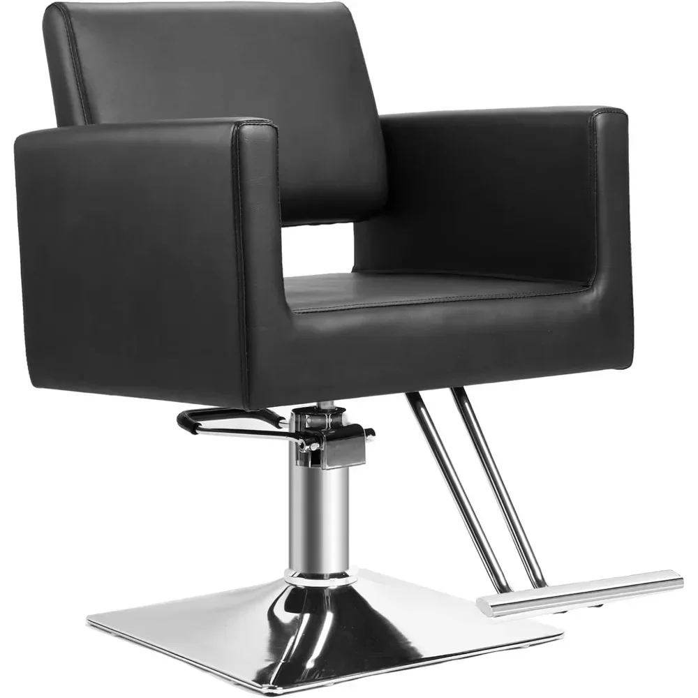 

Chaise Salon Coiffure avec Pompe Hydraulique Rapide, Équipement miles Spa Réglable à 360 °, pour Coiffeur et Styliste