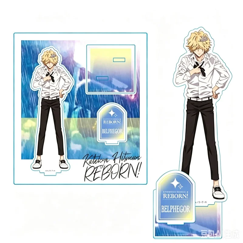 New Style Hot 15CM Anime HITMAN REBORN! Figure Peripheral Collection Interesting Decorations Gifts Keychain Acrylic Stand Model