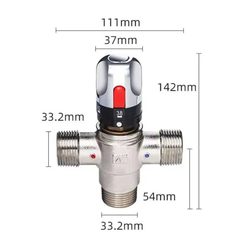 

Солнечный водонагреватель, автоматический термостатический смесительный клапан, 3-ходовой клапан контроля температуры
