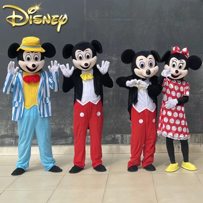 

Customized Disney Mickey Minnie Mouse Mascot Cartoon Set Classic Characters Advertising Event Party Adult Large Mascot Costume