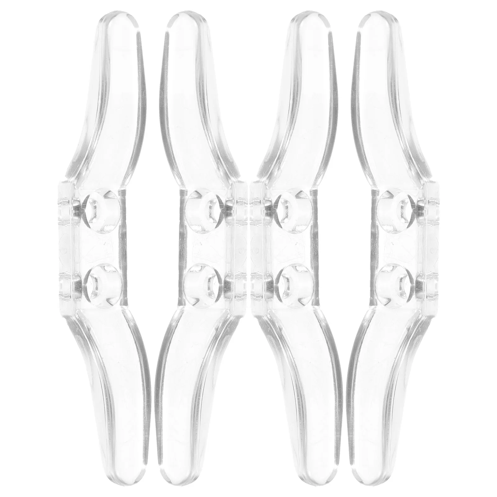 

4 Pcs Blinds Cord Hooks Window Holder Adhesive Safety Clip Roller Clips Curtain Holders for