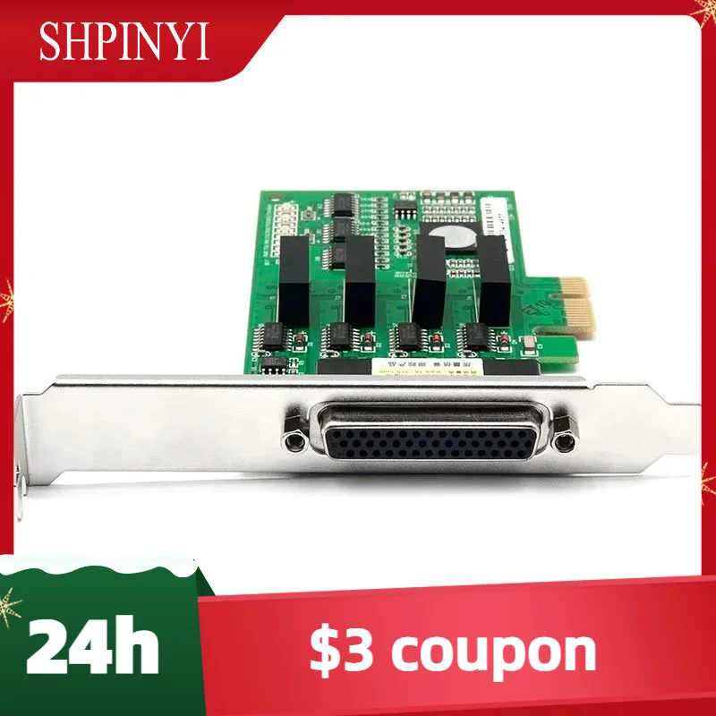 New Industrial PCI-E to RS-485 RS-422 Serial Card PCIE to RS485 RS422 4 Port High Speed Converter Optical Isolation 4U UT-794I