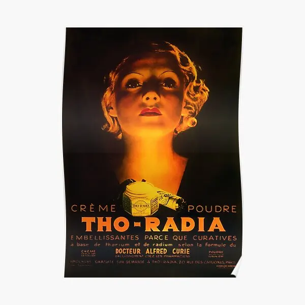 Tho Radia Radioactive Radium Makeup Cosm  Poster Home Art Decor Decoration Picture Painting Wall Modern Funny Vintage No Frame