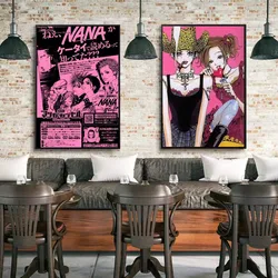 Japanese Classic Anime NANA Vintage Posters Sticky Vintage Room Home Bar Cafe Decor Kawaii Room Decor