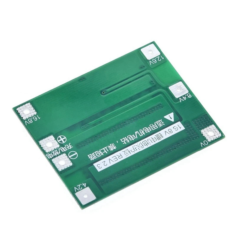 Placa do PWB do carregador da bateria do lítio do Li-íon, módulo da proteção de BMS para o motor da broca, 14.8V, 16.8V, Lipo Cell, 4X, 4S, 40A, 18650