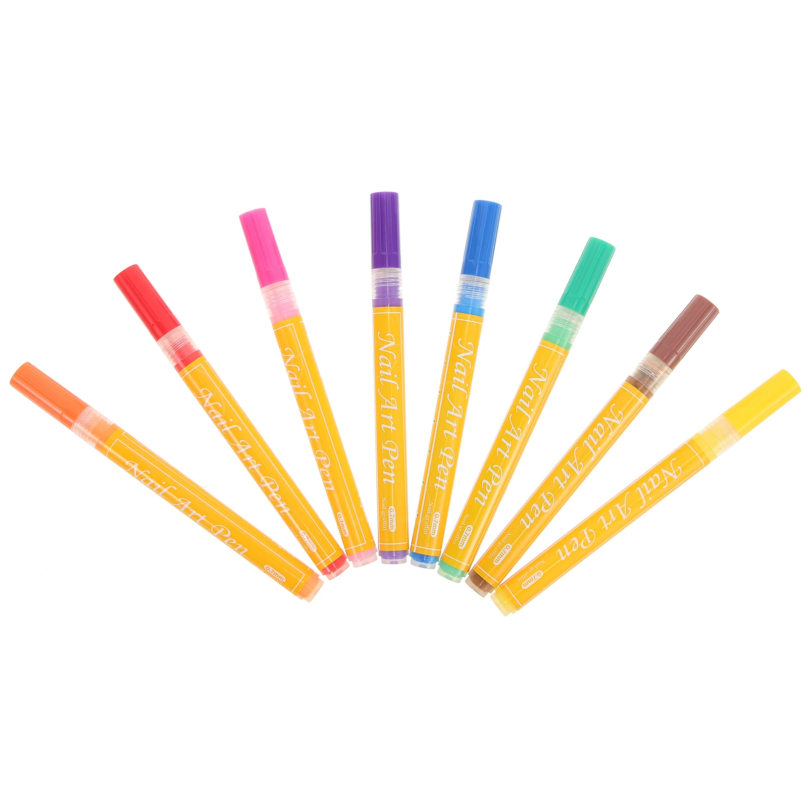 

8 Pcs Nail Art Markers Acrylic Paint Pens for Wood Ceramic Plastic Metal DIY Crafts Tire Coloring Art Supplies