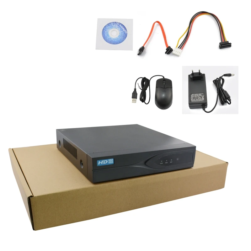 16 canales 6.0MP H.265 4CH POE NVR detección facial, grabadora de vídeo en red de detección de instrucciones perimetrales