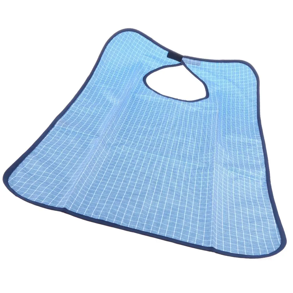 5 Color Waterproof Bib Adult Mealtime Clothes Protector Disability Aid Apron