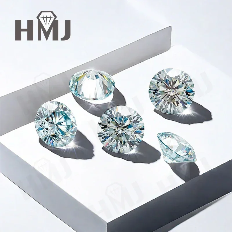 

Moissanite Stone Light Sky Blue Wholesale Prices with GRA Certificate Loose Gemstones beads for jewelry making