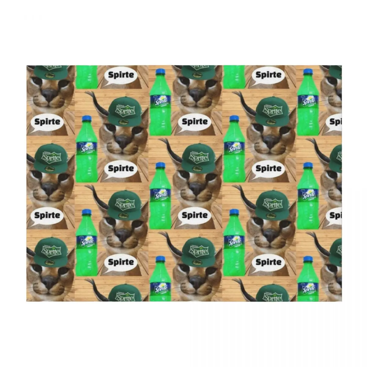 

Big Floppa Zabloing Cat Meme Spirte (Fanter series) Throw Blanket Extra Large Throw Hairys Large Cute Plaid Blankets