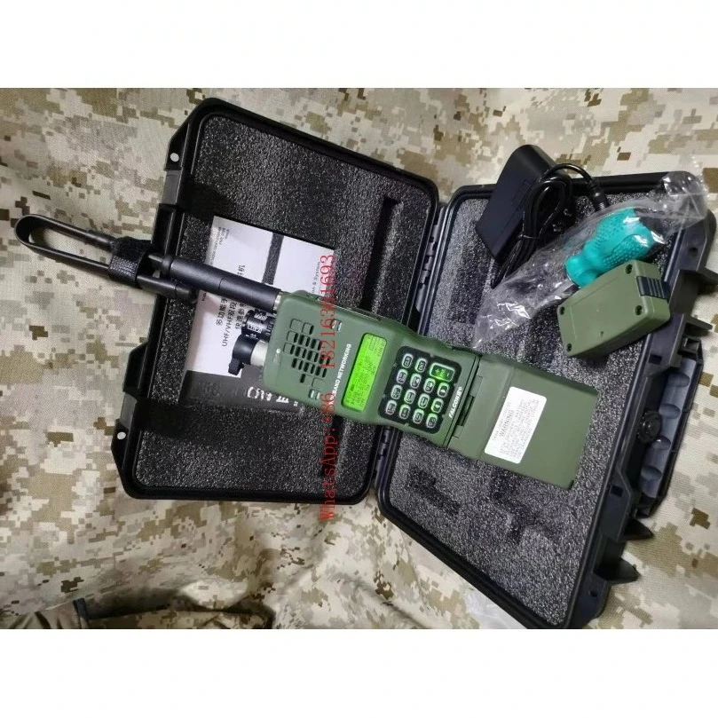 UV Dual Segment Walkie Talkie Wireless KDU Splitter GPS Positioning AN/PRC-152A Aluminum Alloy Shell