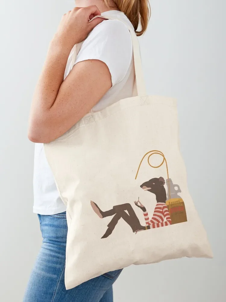 

funky rat Tote Bag shopping bags foldable canvas shopping bag bag for beach Custom