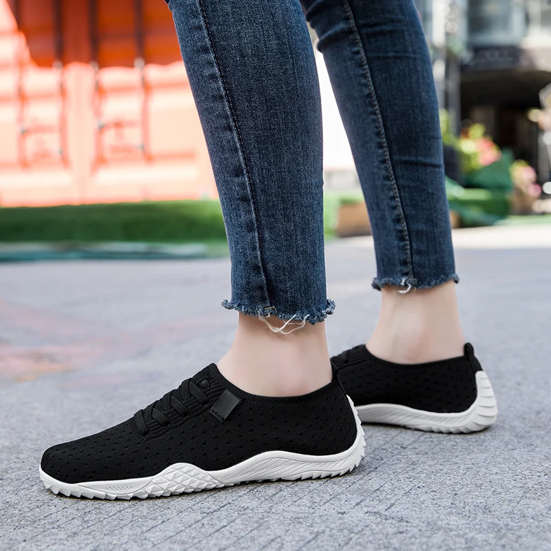 Damyuan Vulcanize Shoes Women Sneakers Light Breathable Mesh Sports Shoes Ladies Outdoor Wear-resistant Walking Trainers