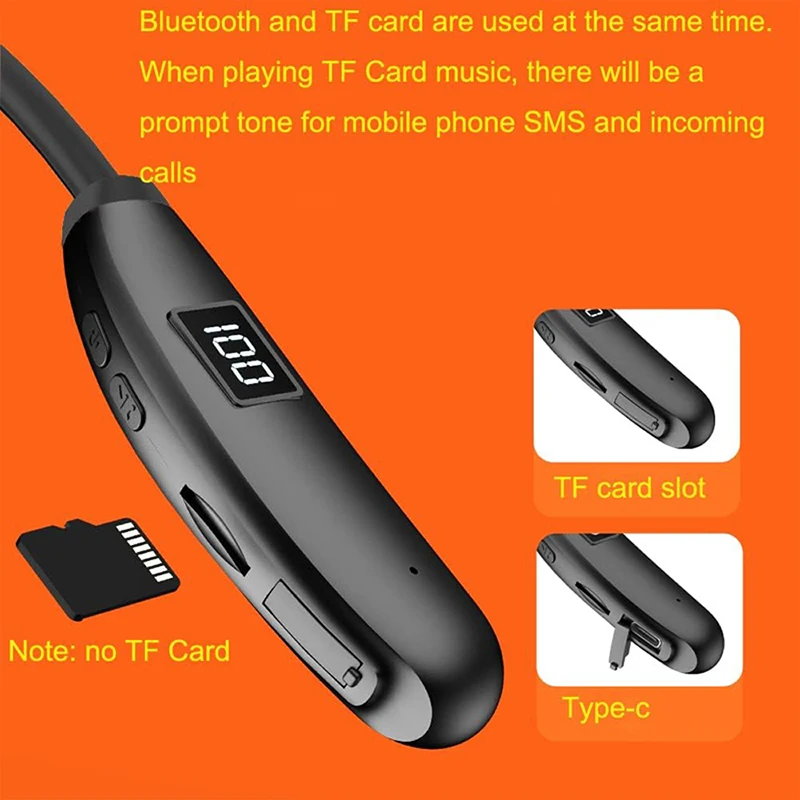 tnico bluetooth5.3 fones de ouvido i39 no ouvido sem fio tws esportes headest à prova dwaterproof água display led com microfone