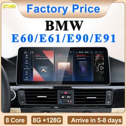 STWEI New ID6ID7 ID8 UI 12.3inch Android System Wireless Carplay AUTO For BMW 3Series E90 E91 5 Series E60 E61 Car Video PlayerS