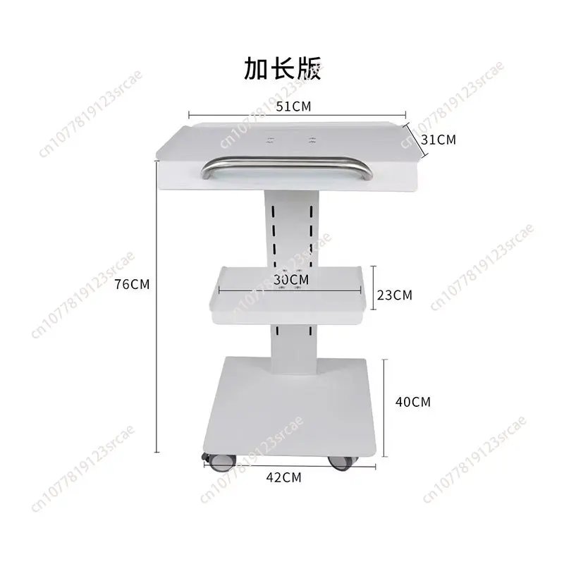 Multifunctional Mobile Cart Rolling Instrument Trolley Beauty Salon Clinic Storage Placement Table with Wheels