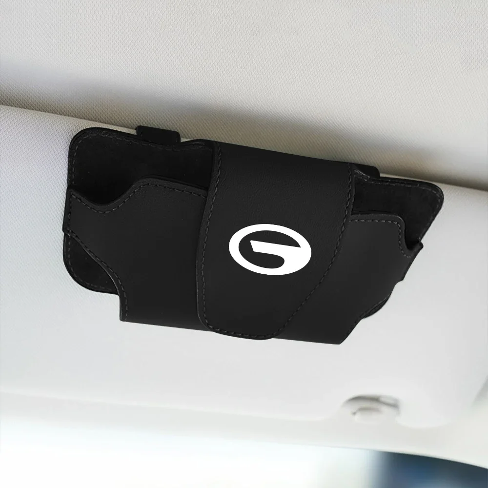 For GAC Trumpchi Aion GS8 GS4 GS3 Empow GS5 Coupe Car Glasses Case Sun Visor Glasses Holder Sunglasses Clip Card Ticket Holder