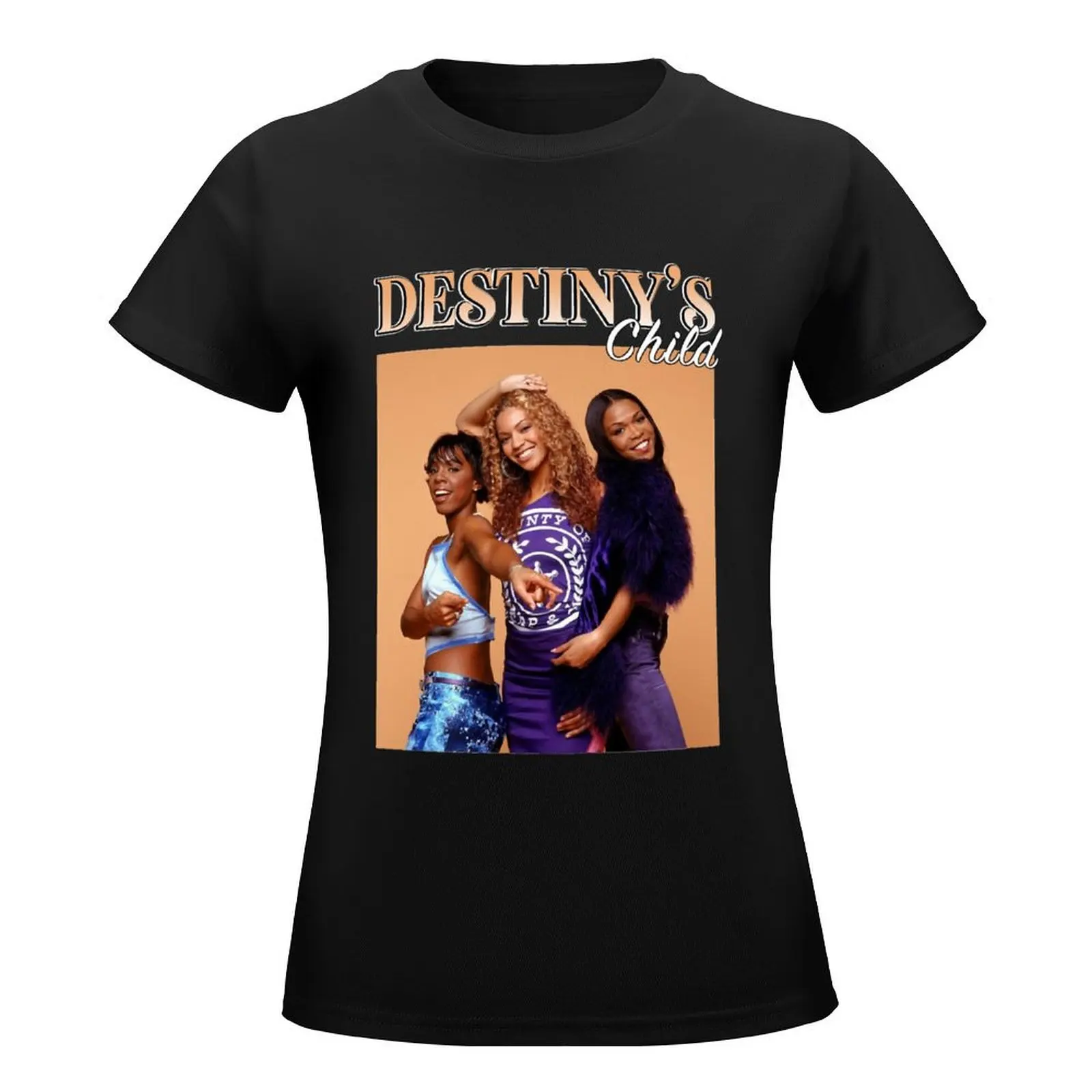 Destinys Child Music T-Shirt korean fashion summer tops customizeds Women t shirt