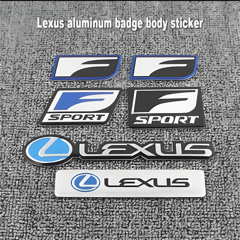 ملصقات معدنية ثلاثية الأبعاد لصندوق السيارة لسيارة لكزس F SPORT LBX NX RX 350h 450h ES UX 300e GS GX IS 250 LS LX CT LC RC GX460 Ct200h