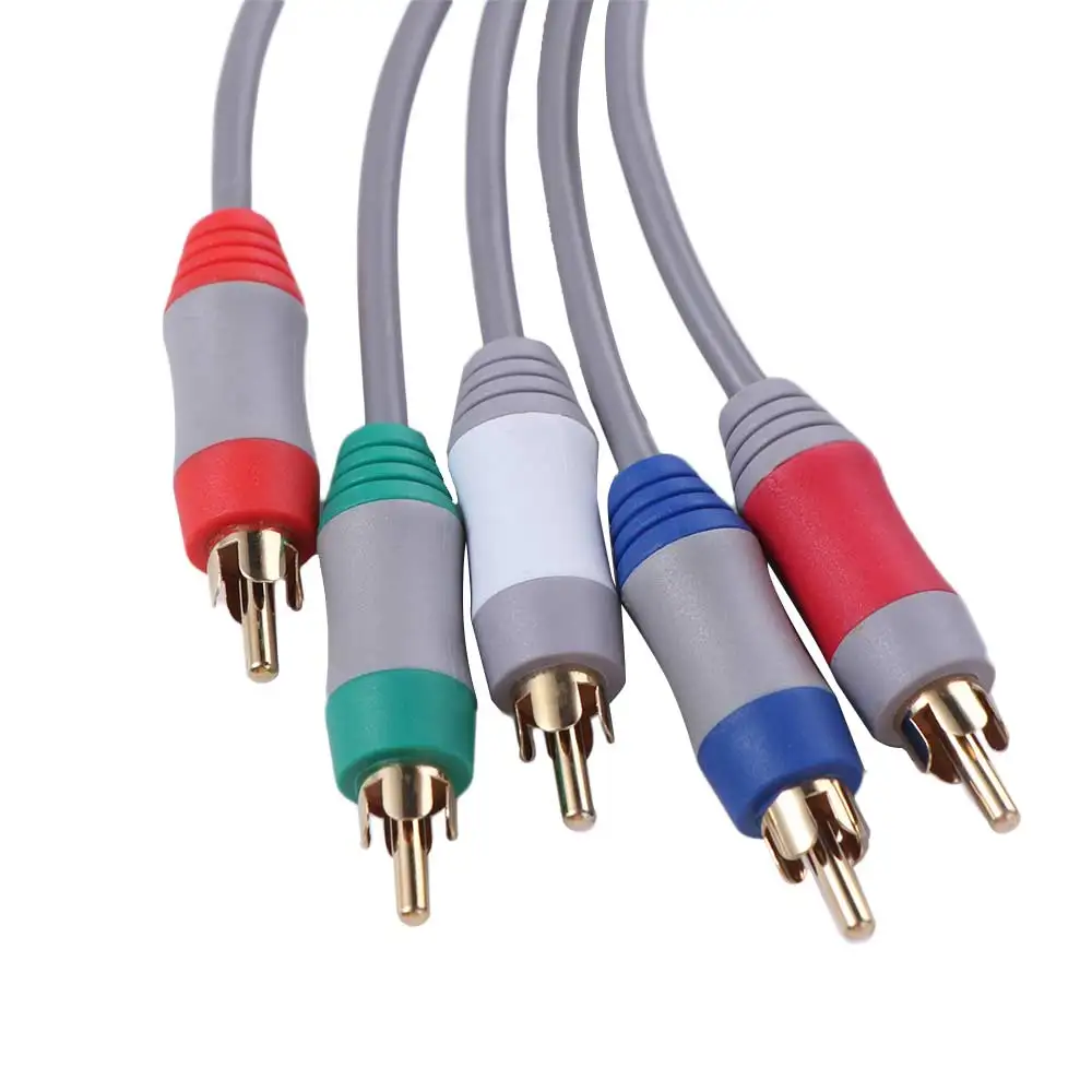 

5 in 1 Wii/Wiiu Component Cable 1080P Universal Wii Game Cable Multifunctional 1.8m Audio Video TV Connector Cable