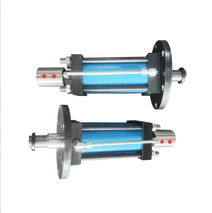 for 10T Double Acting Cast Iron Hydraulic Cylinder 70mm Stroke Expansion 63mm Outer Diameter 28mm Rod 3/4 Hard Chrome Plated