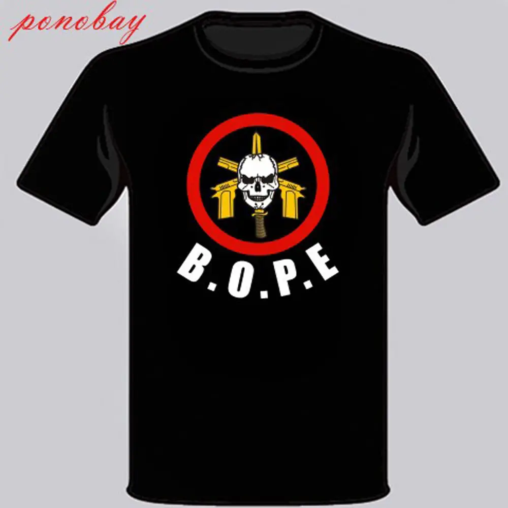 BOPE Brazil Special Forces Elite Unit Symbo T Shirt. New 100% Cotton Short Sleeve O-Neck Casual T-shirts Loose Top Size S-3XL