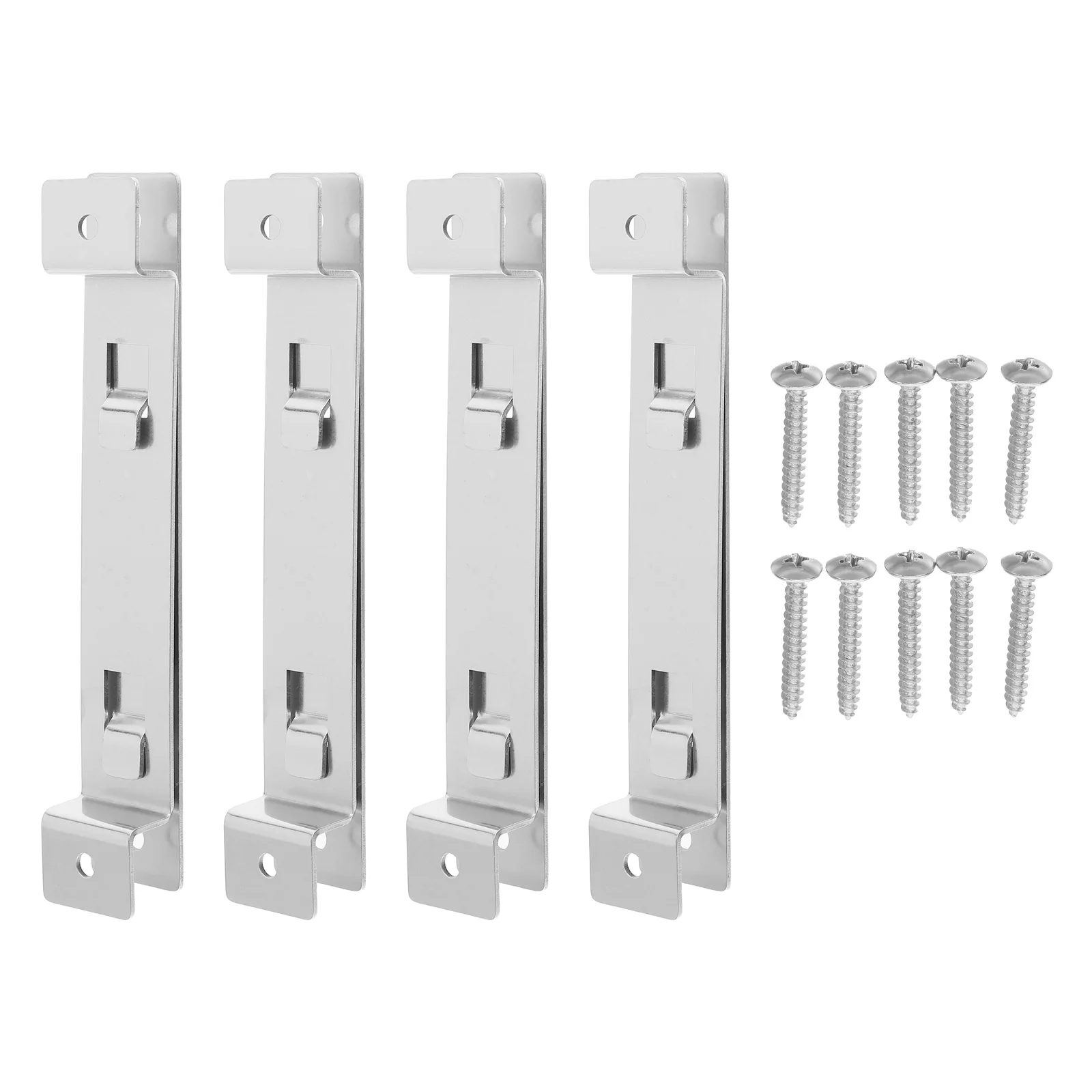 

4Sets Birdhouse Support Bracket Rustproof Steel Hanging Arm for Securely Mounting Bird Houses Feeders on Walls Trees Poles