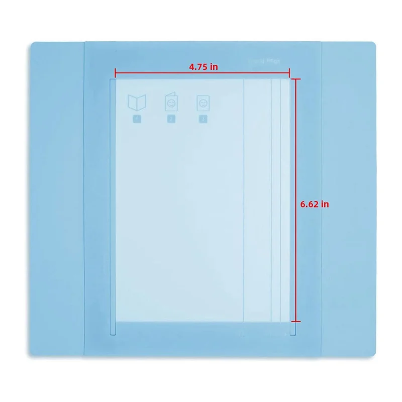 حصيرة بطاقة ETRT حصيرة قطع لزجة كرافت لـ Cricut Joy Xtra (4.75 × 6.65 بوصة، عبوتان) حصيرة لاصقة متينة لإدخال البطاقات #6