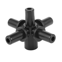 A04G-4X Garden Sprinklers Automatic Watering Grass Lawn 360 Degree Circle Rotating Water Sprinkler 5 Nozzles Garden Pipe Hose
