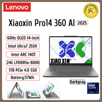 2025 Flip laptop Lenovo Xiaoxin 14 360 AI Laptop Ultra7 255H 24G+1TB SSD OLED 60Hz ScreenNatebook Tablet