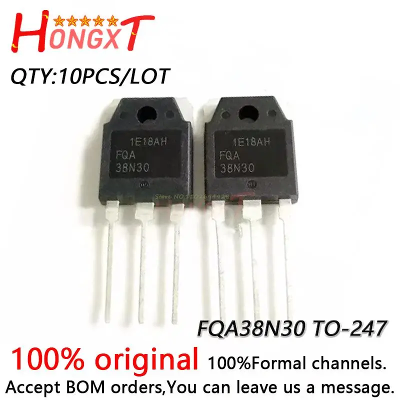 

10PCS 100% NEW Original FQA38N30 38N30 TO-247 High Power FET 38A 300V.