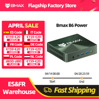 BMAX Mini PC B6POWER Intel Core I7-1060NG7 Windows 11 16GB RAM 1TB NVME SSD nvme_2280 x 2 HDMI USB Bluetooth Computer type-C