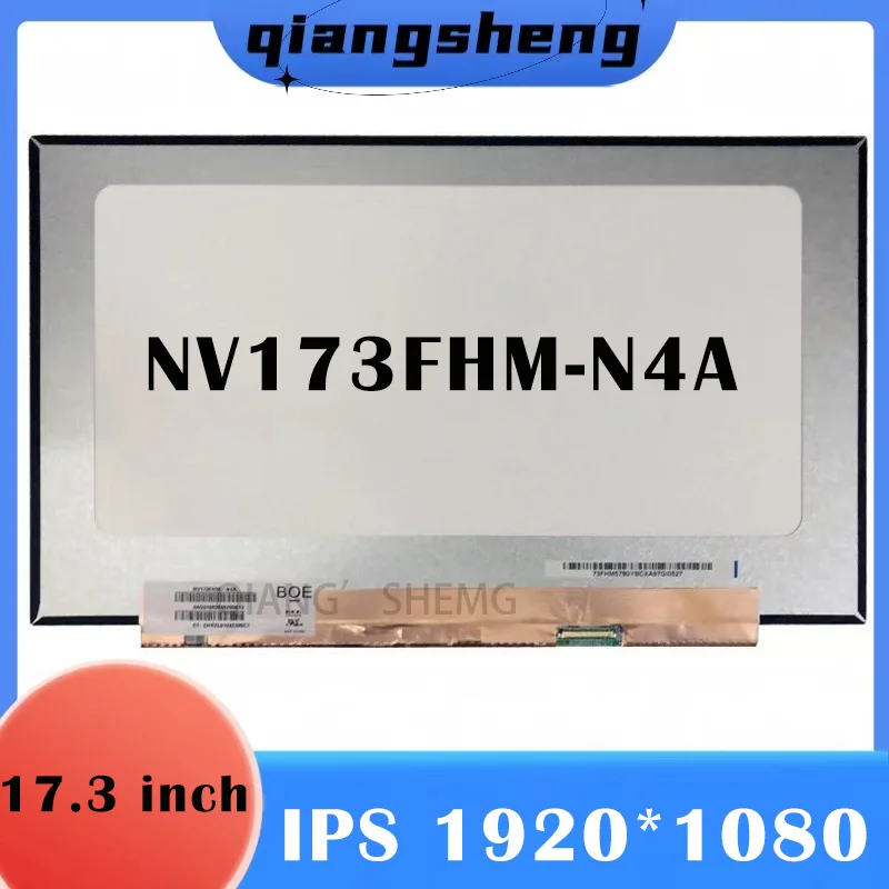 

NV173FHM-N4A 17.3 Inch 144HZ 100% sRGB Laptop LCD Screen fit NV173FHM-N44 NV173FHM-NY1 IPS 1920*1080 EDP 40pins Display Matrix