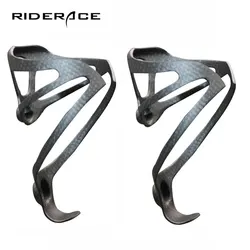 Bicycle Bottle Holder 2PCS Full 3K Carbon Fiber Super Light Road Mountain Bike Cycling Water Bottles Cage Holder Matte18g XXX