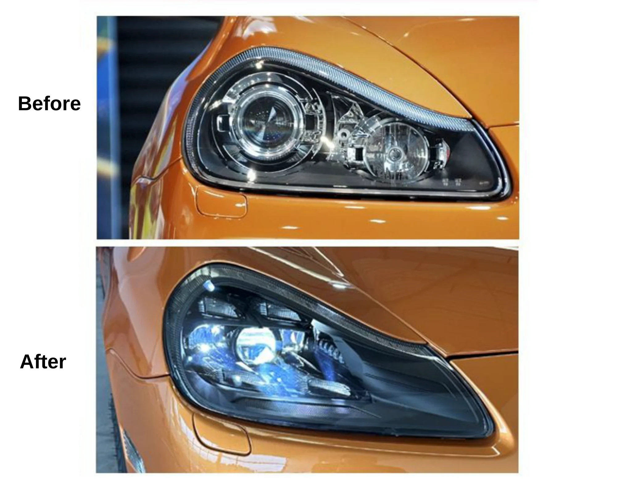 PG dla Porsche Cayenne 957(07-10) Upgrade 9Y0 24 Style LED Headlight Assembly Headlamp Unit