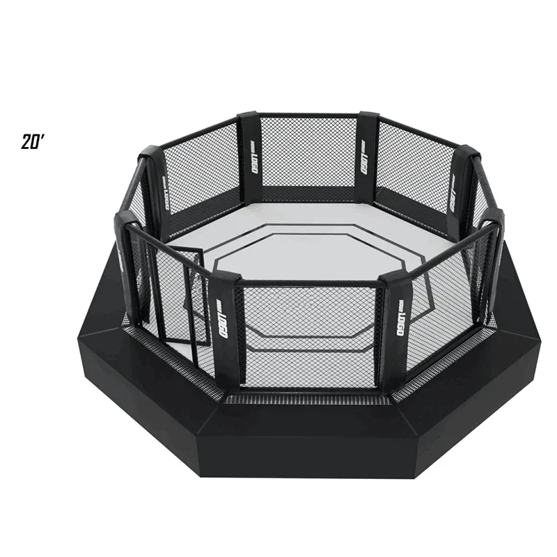 Newly Upgraded MMAONEMAX Boxing Equipment Mma Octagonal Cage For Sale Floor Evaluation Dual Purpose Boxi