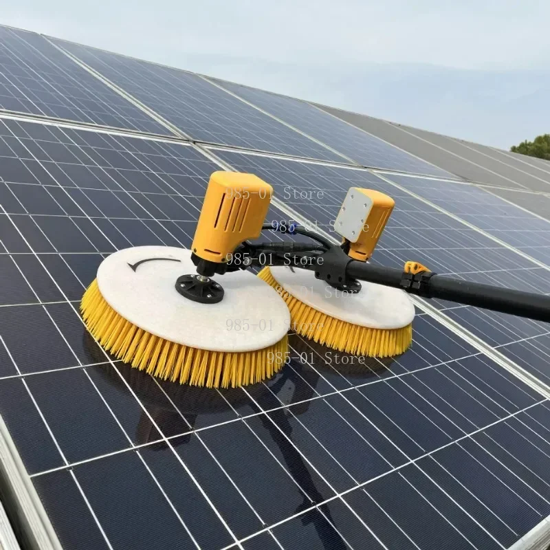 DC AC Photovoltaic Panel Cleaning Brush 3.5m/5.5m/7.5m Solar Washing Tool