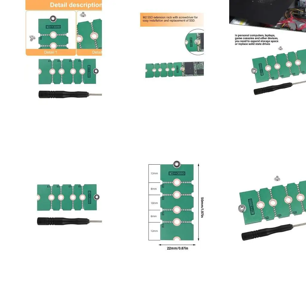 

31BA SSD Extension Bracket With Screwdriver Extended Adapter Card Transfer