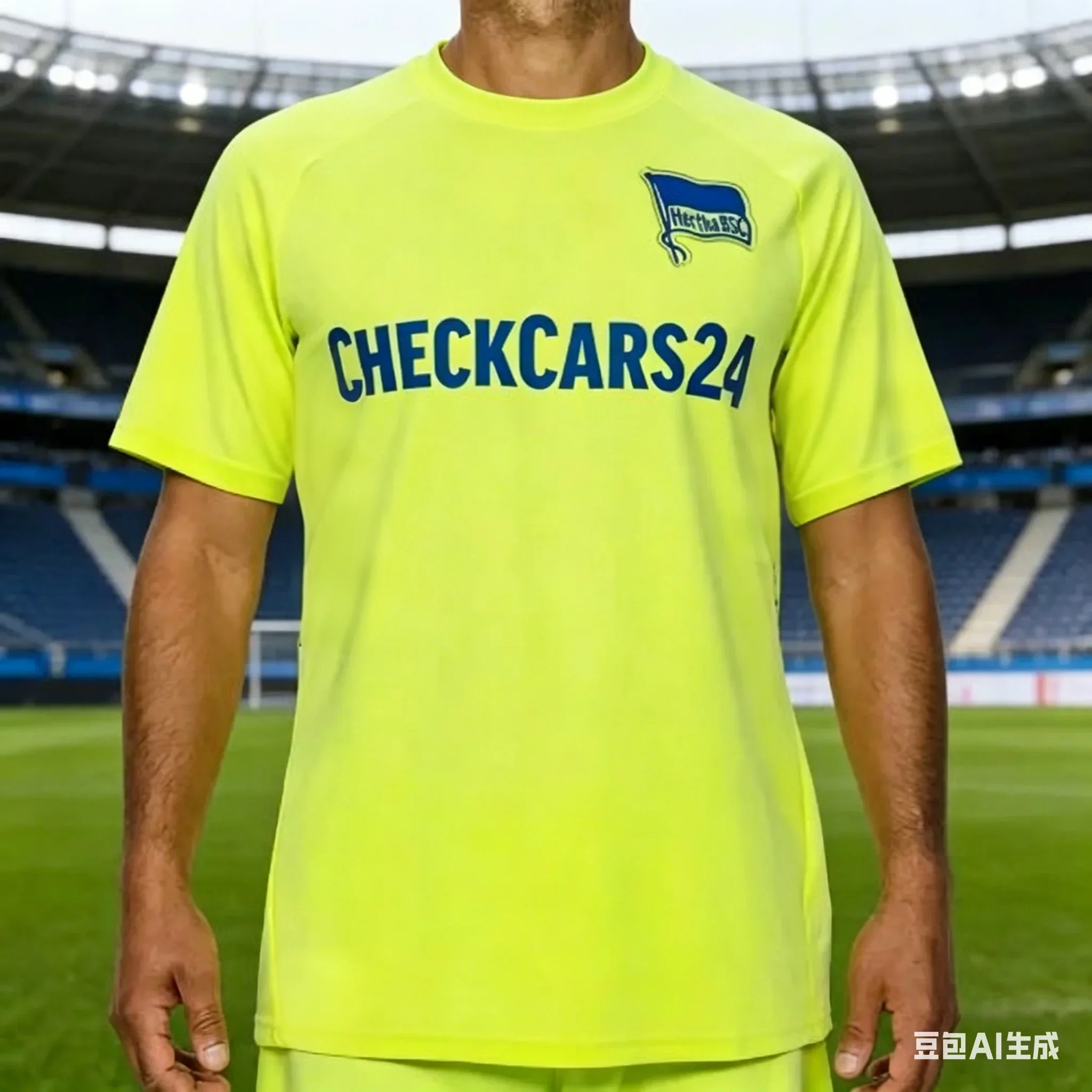 HTA Berlin, Deutschland 2026 Herren-Fußballtrikot, geeignet für Training und Outdoor-Sport, atmungsaktive Herren-Sportbekleidung. – Detail 4