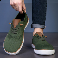 Unisex Wide Toe Shoes Wide Men's Casual Barefoot Shoes Minimalist Men Flat Shoes Big Size 47 48 Men's Wide Knitted Sneakers