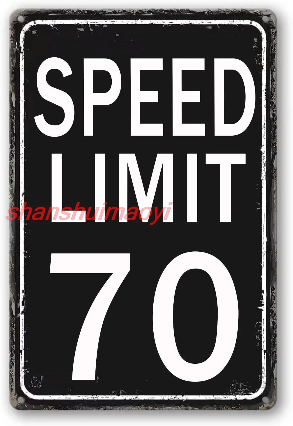 Speed Limit Sign Funny Metal Tin Signs Speed Limit 70 Sign Vintage Garage Man Cave Decor For Men Street Signs 8x12 Inch ALI