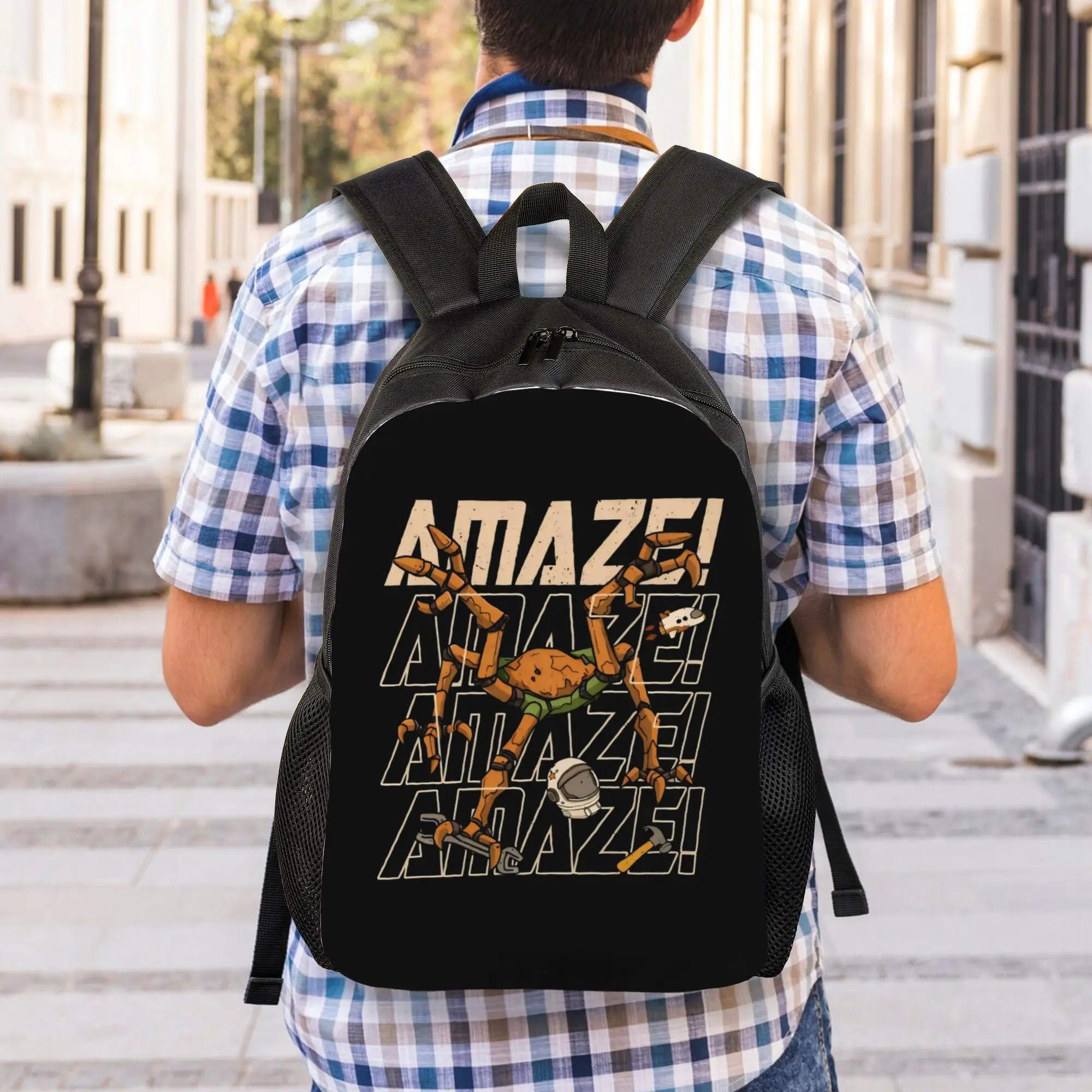 

Back to school season Vintage Project Hail Mary Rocky AMAZE Daypack Teenager Book Pack Backpack