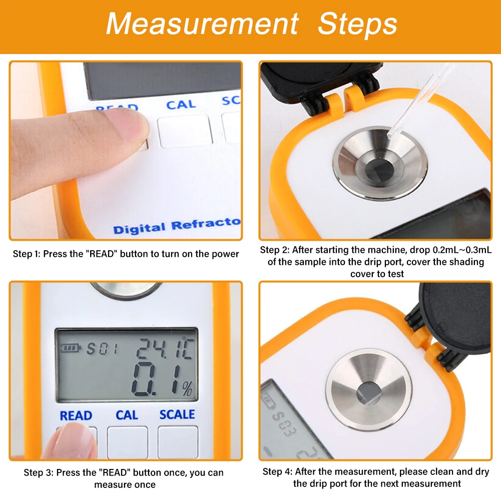 Hot Sale New Model Digital Honey Brix Refractometer Premium Equipment for Honey Analysis