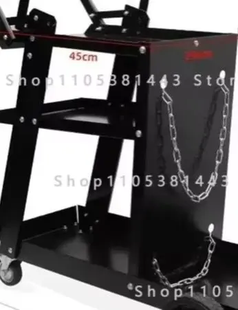 For Gas Shielded Welding Machine Auto Repair Workshop with Wheels Large Storage Shelf Heavy Duty MIG Welding Cart Mobile Trolley