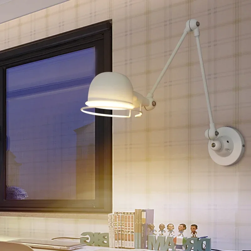 

Classic Nordic Loft Industrial Style Adjustable Jielde Wall Lamp Vintage Sconce Wall Lights LED for Living Room Bedroom Bathroom