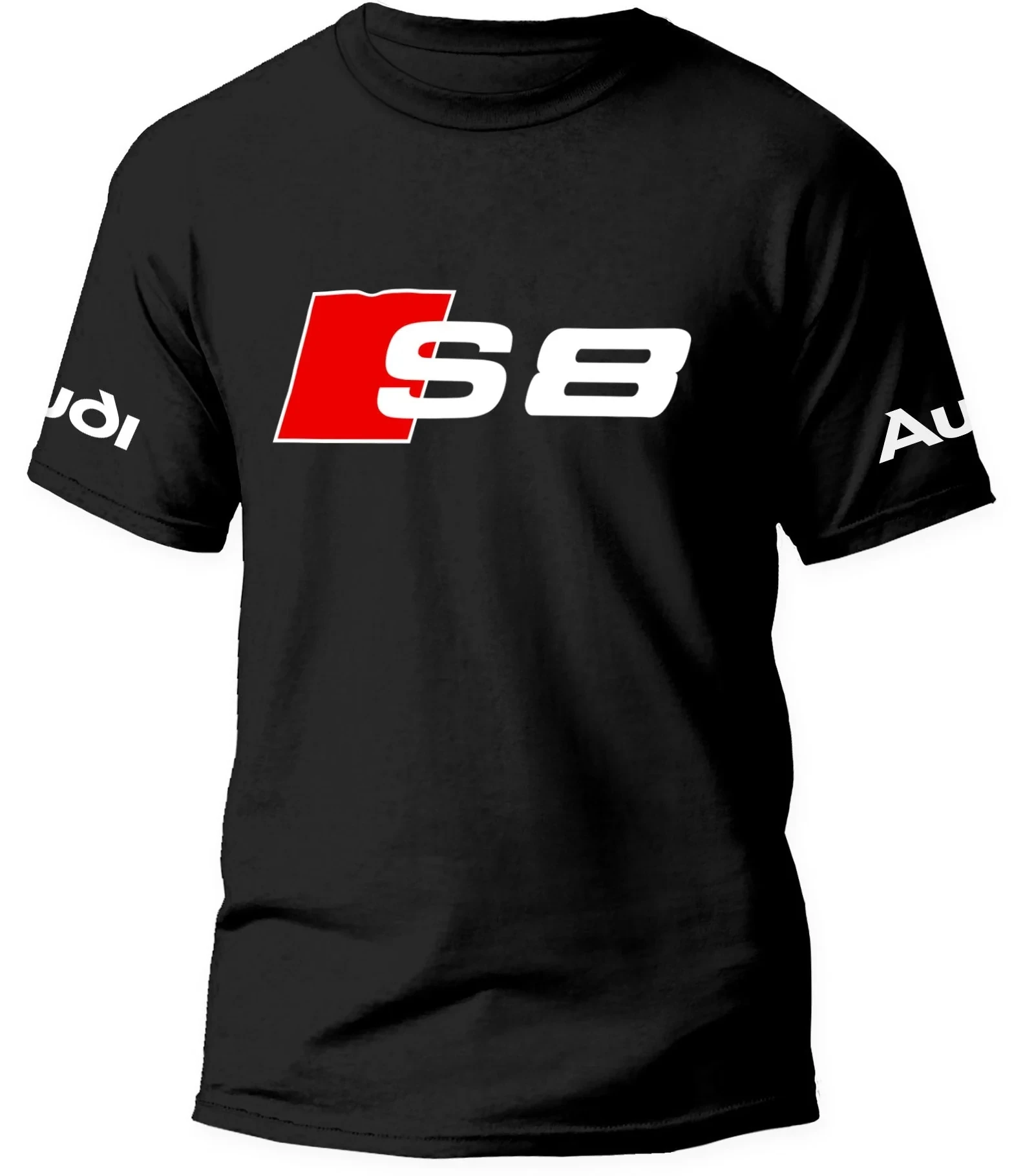 

Audi S8 Printed Cotton T-shirt Summer Men's and Women's Harajuku Clothing Fashion Casual Motorcycle T-shirt Unisex Fan Gifts