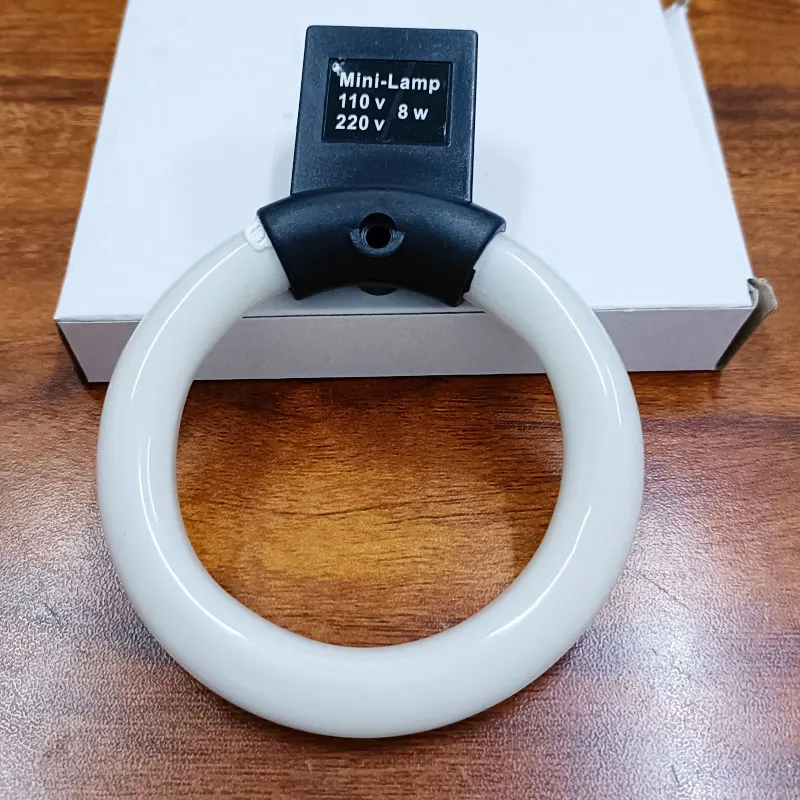 

Stereo Microscope Ring Fluorescent Tube Ring Light Source 220V 8W Inner Diameter 58mm Microscope Light Parts