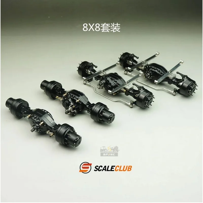 1/14 Wheel Side Reducer Differential Lock Central Power Axle For Tamiya  Lesu Scania Man Actros Volvo