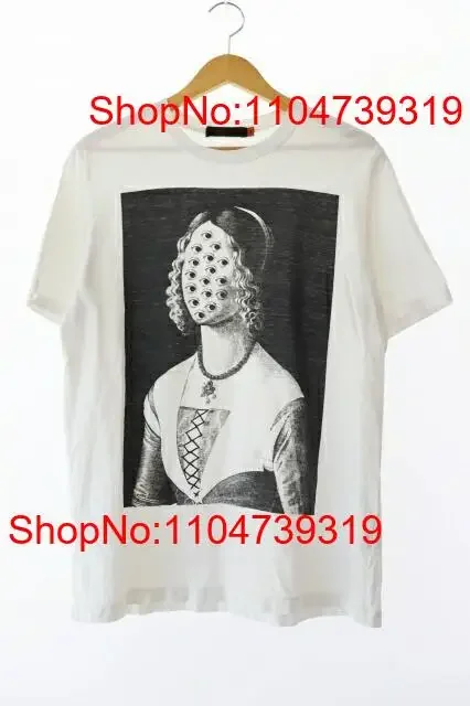 Used Undercover 06Aw Guruguru Period Eyes Face T Shirt  2 White vintage Washed Casual Stylish designer clothes graphic